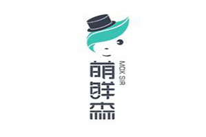 萌鲜森奶茶品牌logo