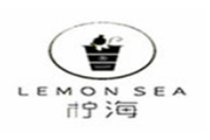 柠海奶茶品牌logo