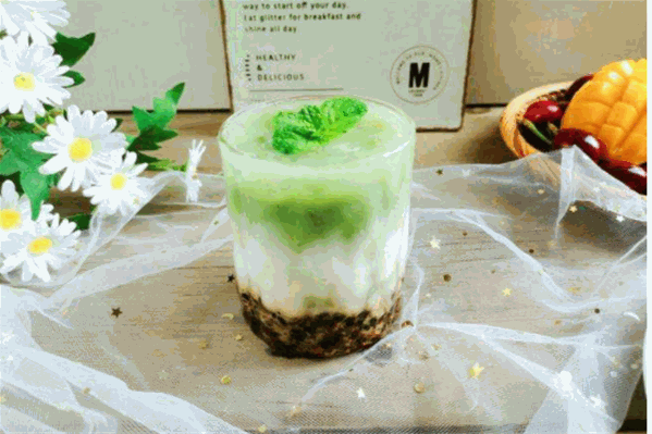 抹茶阿HiAN奶茶