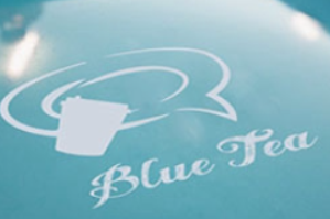 蓝语蓝茶品牌logo