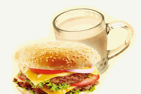 7乐奶茶汉堡