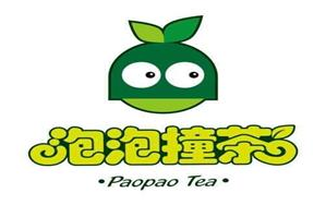 泡泡撞茶品牌logo
