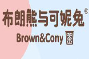布朗熊与可妮兔饮品品牌logo