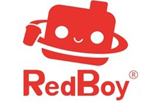 红宝机器人饮品品牌logo