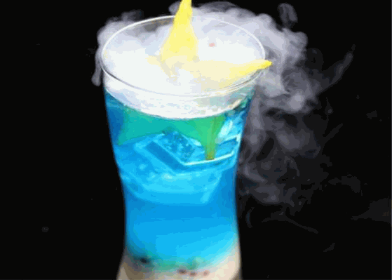 水绿橘饮品