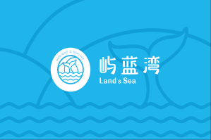 屿蓝湾鲜果茶品牌logo