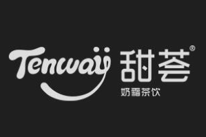 甜荟奶霜茶饮品牌logo