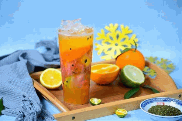大果粒水果茶