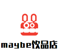 maybe饮品店品牌logo