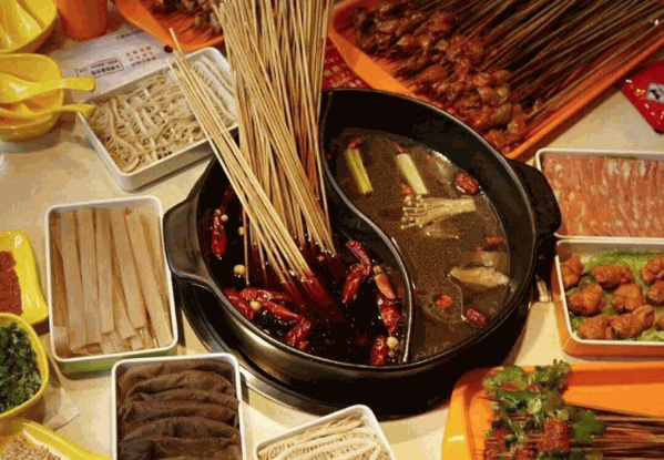 鼎留香火锅串串中的快餐