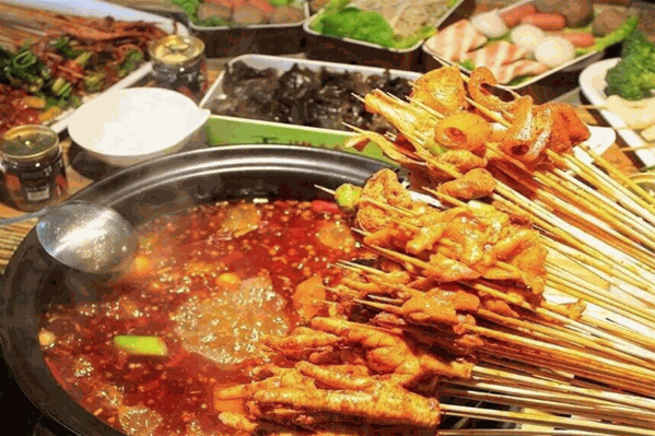 鼎留香火锅串串中的快餐