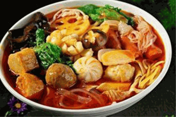 上隐干拌麻辣烫