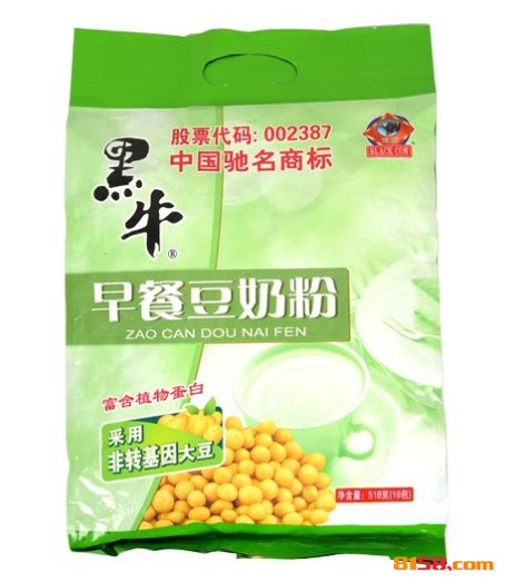 黑牛豆奶粉