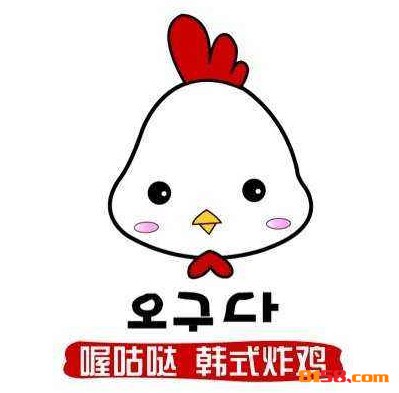 喔咕哒韩式炸鸡品牌logo