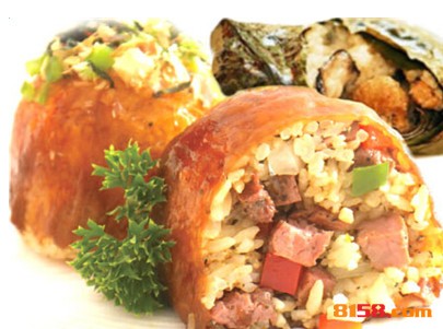 肉卷饭团烧