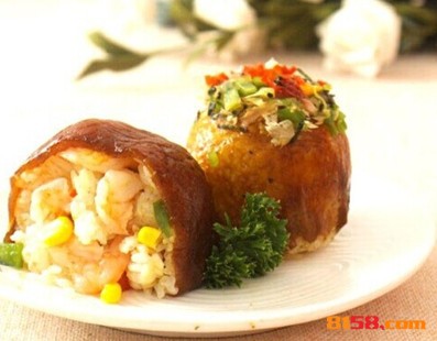 肉卷饭团烧