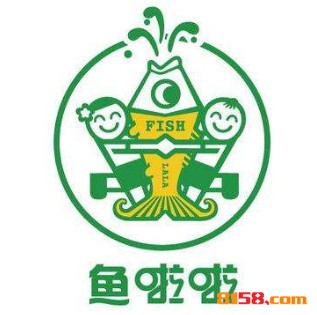 鱼啦啦快餐品牌logo