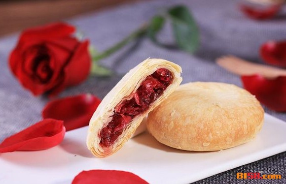 丫咪鲜花饼