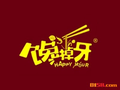 馋掉牙开心水晶花甲粉品牌logo