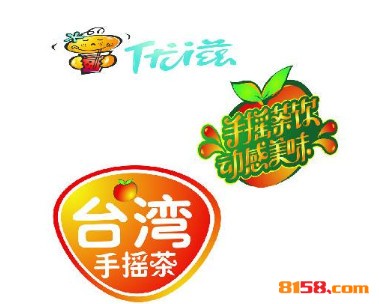 优滋手摇茶品牌logo