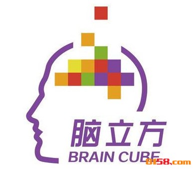 脑立方全脑教育品牌logo