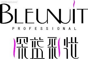 BLEUNUIT深蓝彩妆品牌logo