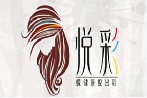 悦彩美发品牌logo