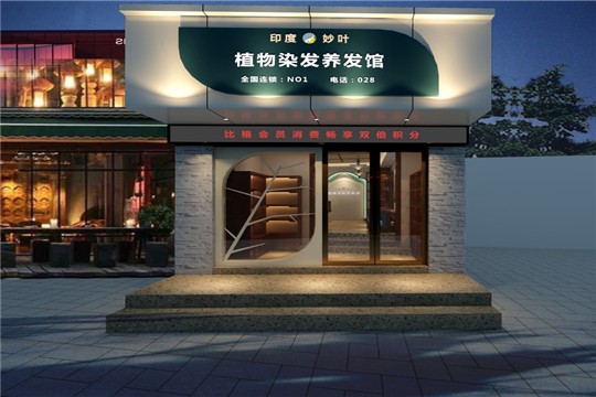 印度妙叶植物染发