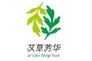 艾草芳华视力养护品牌logo